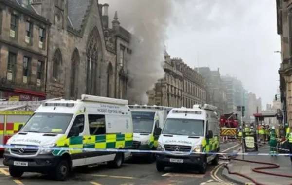 Video Footage: Fire Damages Iconic Edinburgh Café